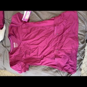 NWT Scrub top! Purple label stretch  Small